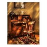 Writer - A chair and a desk Post Card