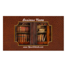 Writer - Books - The book cabinet Business Card Templates
