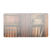Writer - Books - The book cabinet Personalized Shipping Label