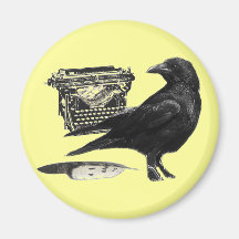 Writer Crow magnet