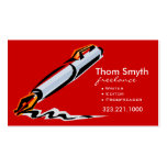 Writer Editor 4 Stylish Creative Business Cards business cards