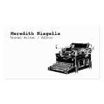Writer / Editor / Authors Business Card Template business cards