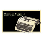 Writer / Editor / Authors Business Card Template business cards