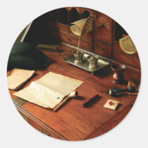 Writer - The desk of a gentleman Sticker
