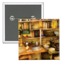 Writer - The desk of a writer Button