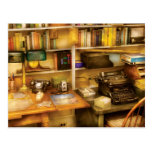 Writer - The desk of a writer Post Cards