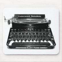 Writer Typewriter Mousepad - Customized