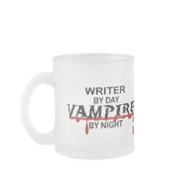 Writer Vampire by Night Mug