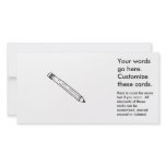 Writer wooden pencil drawing fun simple art design