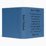 Writer's Notebook - Edgar Allan Poe Vinyl Binder