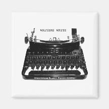 Writers Write Typewriter Magnet