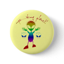 Wrong Planet Alien Buttons