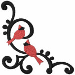 Wrought Iron & Cardinals embroidered shirts