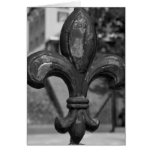 Wrought Iron Fleur de lis Greeting Card