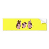 WTF Bumper Sticker