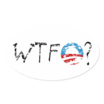 WTF Obama Stickers