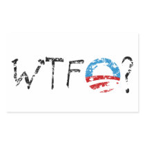 WTF Obama Stickers