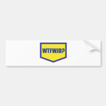 WTFWJD AUTOCOLLANTS POUR VOITURE