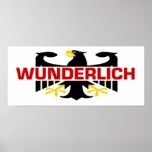 Wunderlich Surname Posters