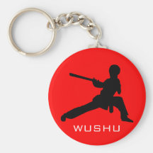 Wushu Staff Keychain