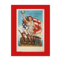 WW1 Collectors Card 1917 US  PROPAGANDA Postcard