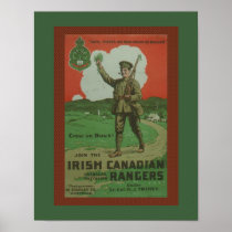"WW1 Irish Canadian Rangers" Posters