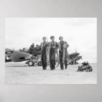 WW2 Airplane Ammunition, 1940s Print