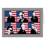 WW2 Heroes and the American Flag Card