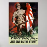 WW2 US Army -- We'll lick 'em Poster
