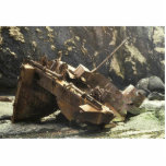 WW II Landing Craft Wreck on Amchitka Island Photo Cut Outs