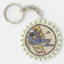 WW II Patch Key Chains