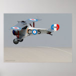 WWI Biplane Poster