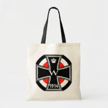 WWI Iron Cross Tote Bags