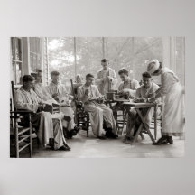WWI Soldiers at Walter Reed Posters