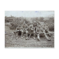 WWI Soldiers Postcard