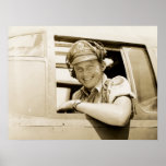 WWII B-25 Mitchell Pilot Print