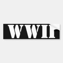 WWII BUMPER STICKER