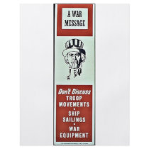 Wwii Dont Talk8 Custom Flyer