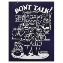 Wwii Dont Talk Personalized Flyer
