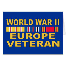 WWII Europe Veteran Greeting Cards