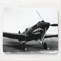 WWII Flying Tigers Curtiss P-40 Fighter Plane Mouse Pads