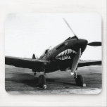 WWII Flying Tigers Curtiss P-40 Fighter Plane mousepads