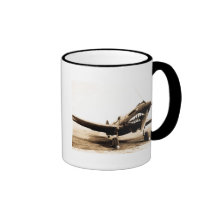 WWII Flying Tigers Curtiss P-40 Fighter Plane Mug