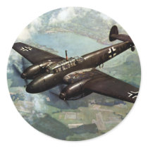 WWII German Bf-110 in Flight