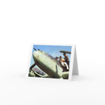 WWII German Bf-110 + Pilot