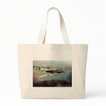WWII German ME-110 over English Channel Tote Bags