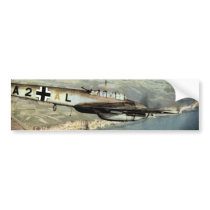 WWII German ME-110 over English Channel