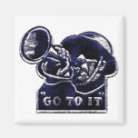 WWII Go to it ! Fridge Magnets
