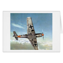 WWII ME-109 Aircraft in Flight