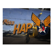 WWII Nose Art Post Card